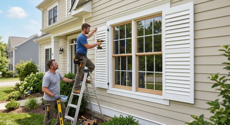Louvered Shutters Installation in Arvada, CO