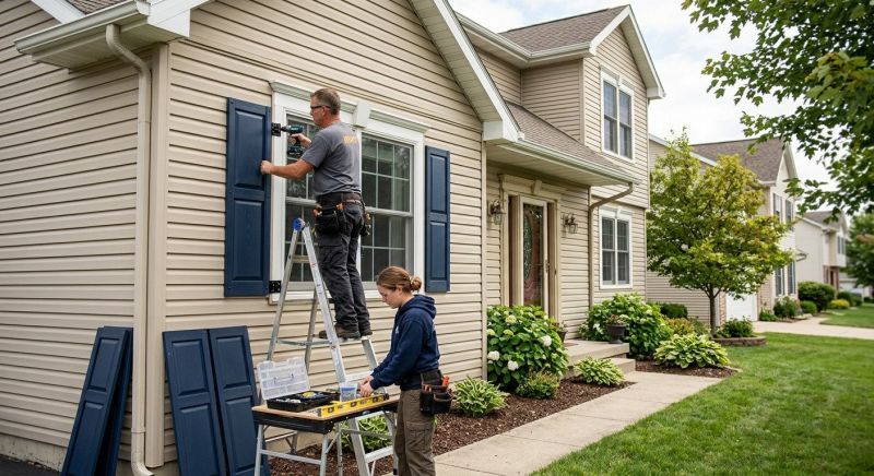 Wood Shutters Installation in Kansas City, KS