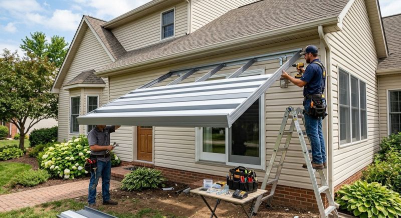 Aluminum Awning Replacement in Santa Rosa, CA