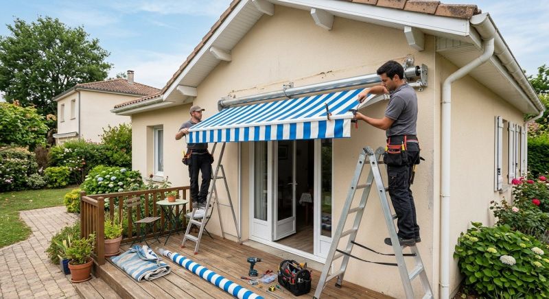Cloth Awning Replacement in Sonoma County, CA