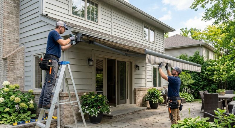 Custom Awning Installation in Napa, CA