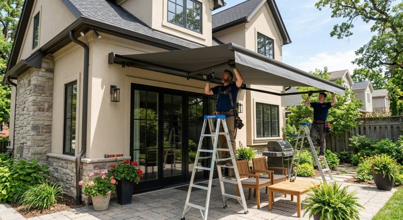 Custom Awning Installation in Santa Rosa, CA