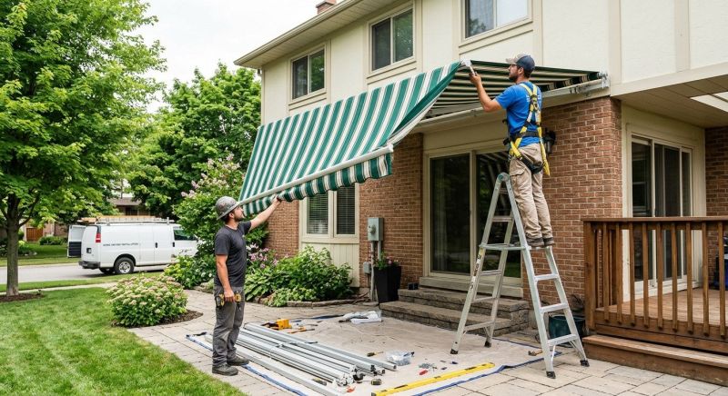 Custom Awning Installation in Santa Rosa, CA