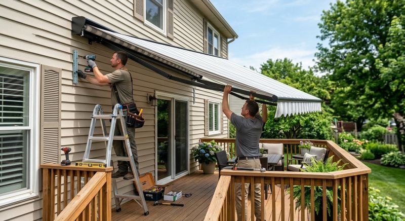 Deck Awning Installation in Napa, CA