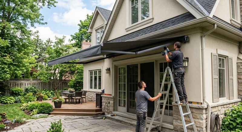 Deck Awning Installation in Marin County, CA