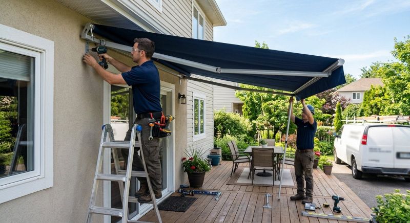 Deck Awning Installation in Santa Rosa, CA