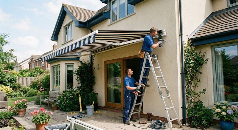 Entrance Awning Installation in Sonoma County, CA