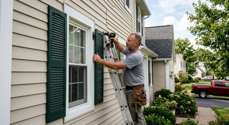Exterior Shutters Installation in Longmont, CO