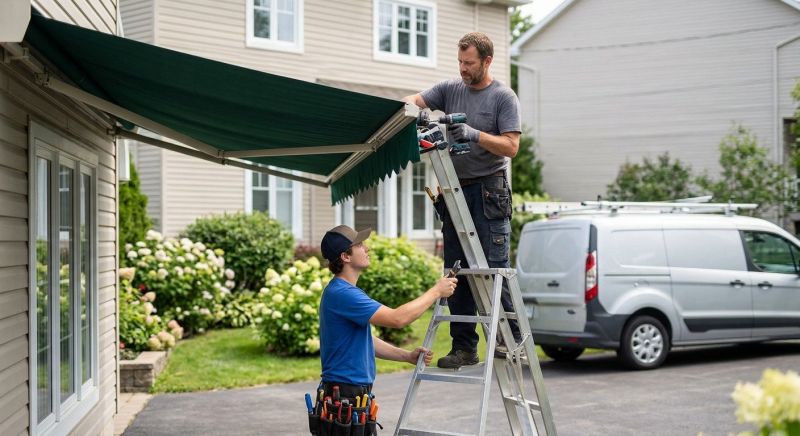 Fabric Awning Installation in Napa, CA