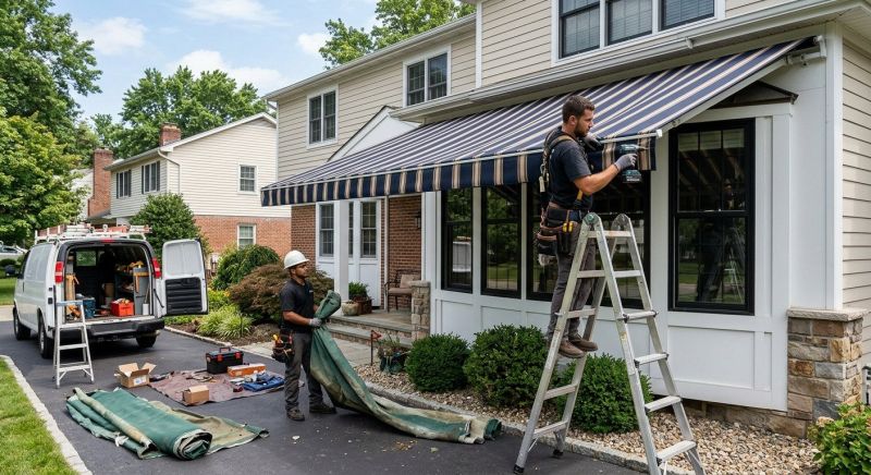 Fabric Awning Replacement in Sonoma County, CA