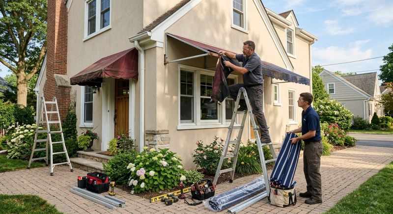 House Awning Installation in Napa, CA