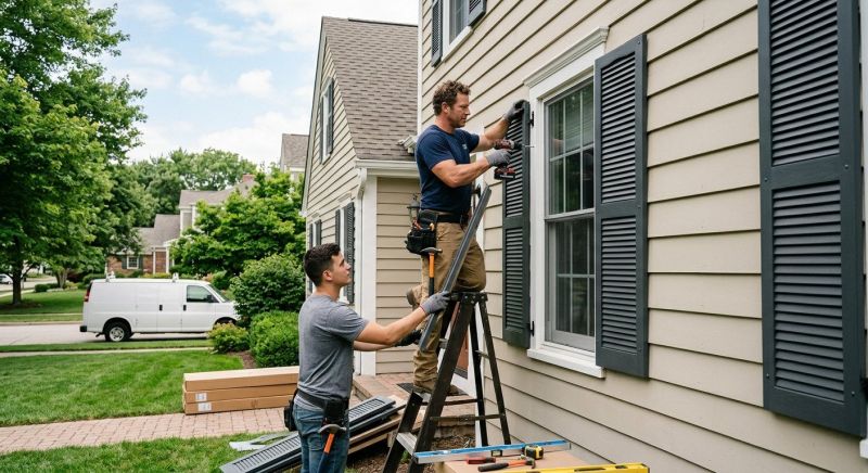 Louvered Shutters Installation in Alpharetta, GA