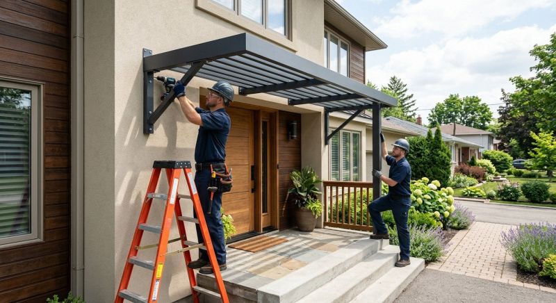 Metal Awning Installation in Fayetteville, NC