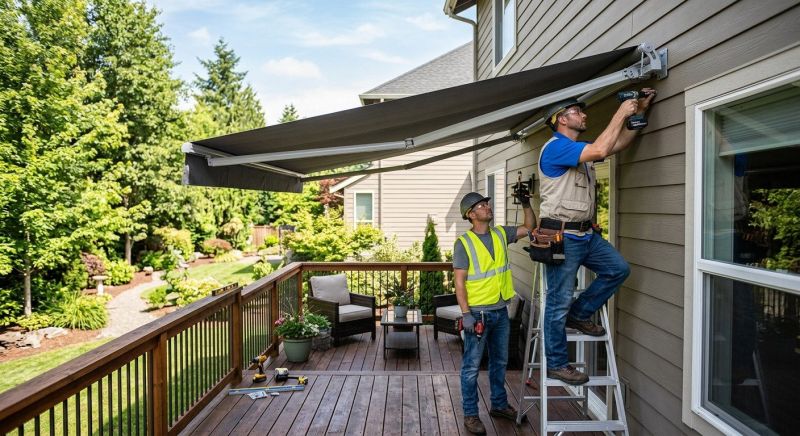 Retractable Awning Installation in Napa, CA