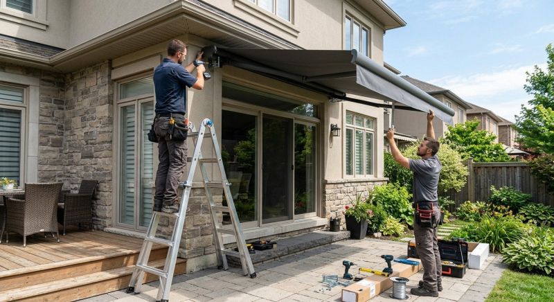 Retractable Awning Installation in Santa Rosa, CA