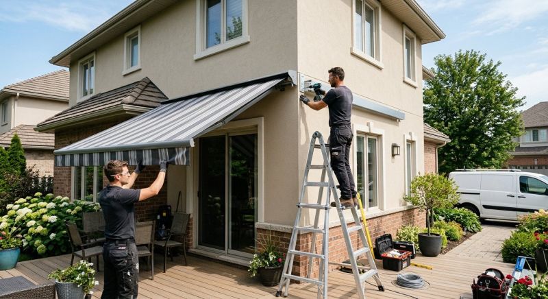 Retractable Awning Installation in Sonoma County, CA