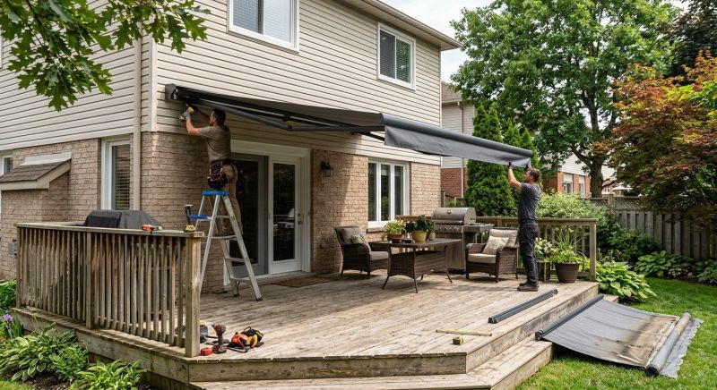 Retractable Awning Replacement in Sonoma County, CA