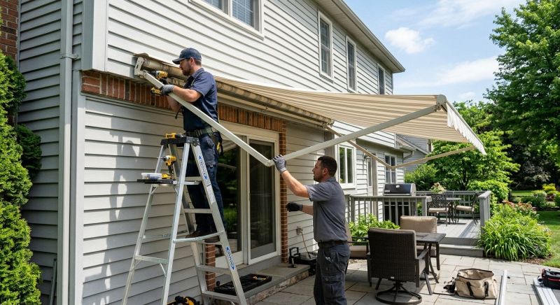 Retractable Awning Replacement in Sonoma County, CA