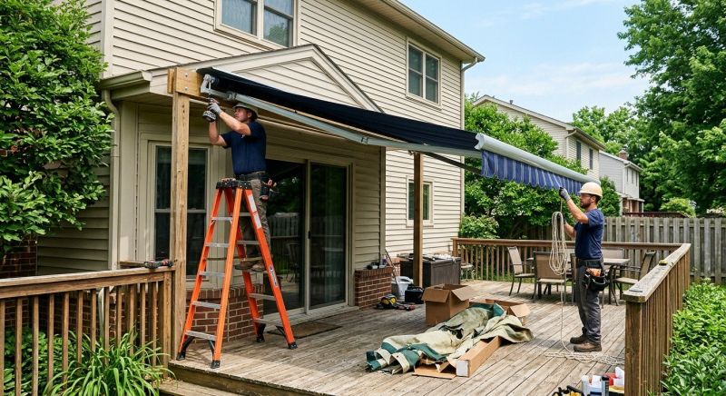 Window Awning Installation in Napa, CA